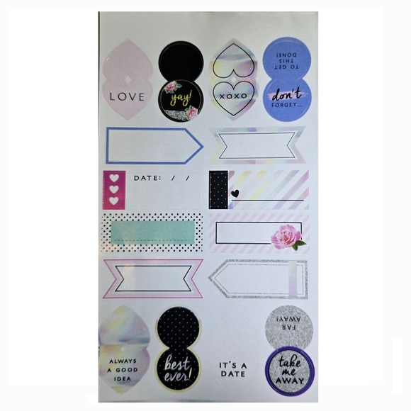 Monthly Multicolor Paper Sticker Book - Over 500 Planner Stickers - Picture 4 of 11